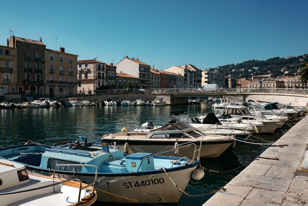 South of France picture of harbor